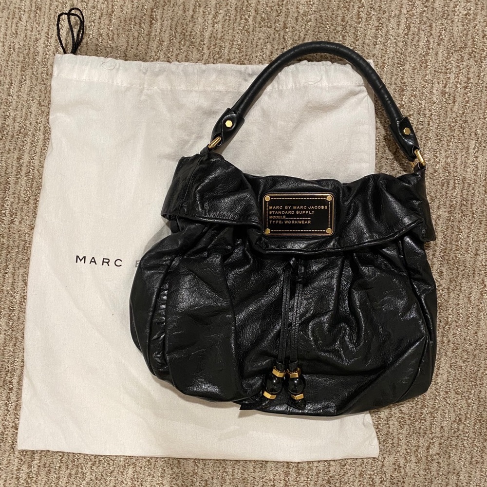 Marc by Marc Jacobs black leather bag